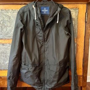 Mens old navy black windbreaker. Size small.